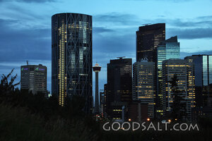 Calgary Skyline at Dusk