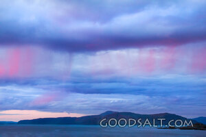 Storm Clouds Over the Quiet Sea