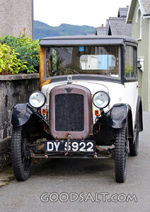Vintage Motorcar on a Village Lane
