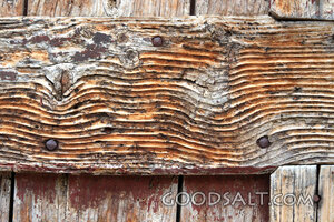 Weathered Timber and Iron Nails