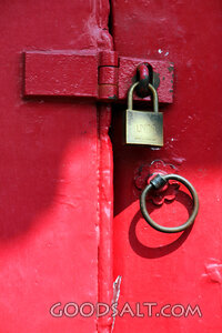 Locked Red Door