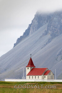 Mountain Church Beneath the Mist