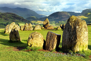 Standing Stones in the Mountain Valley