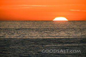 Sunset Over the Sea