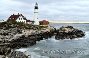 Lighthouse on the Rockbound Coast