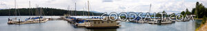 Quiet Harbor on the Mountain Lake