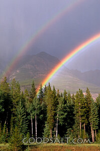 Covenant Rainbow Over the Mountains