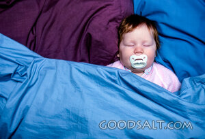 Child Sleeping Safely at Bedtime