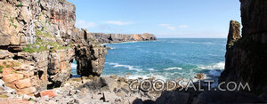 Cliffs Beside the Open Sea
