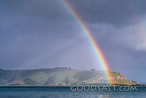 Rainbow Covenant Over the Waters
