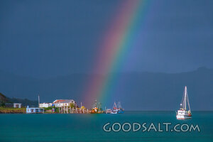 Covenant Rainbow Over the Harbor