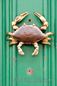 Brass Crab Door Knocker