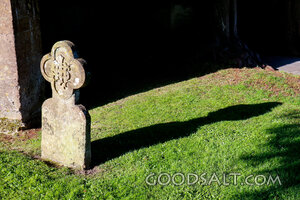 Churchyard Cross in Morning Light