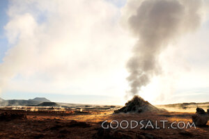 Steam Rising in the Wilderness