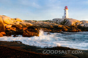 Lighthouse on the Rockbound Shore