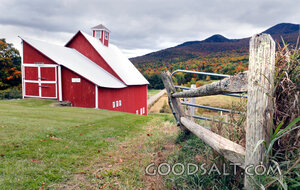 Autumn Harvest Barn in the Hills