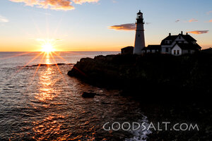 Lighthouse at Sunset