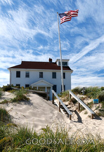 Flag Over the Coastal Dunes