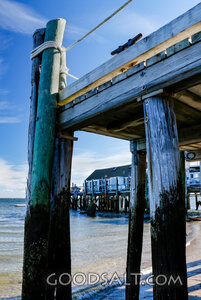 Weathered Pier at the Shore