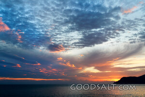 Glory Over the Evening Sea