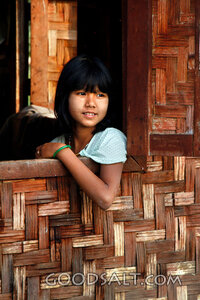 Child at the Woven Window