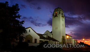 Church Tower at Twilight