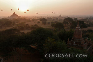 Sunrise Over Ancient Pagodas
