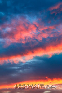 Heavens Ablaze at Sunset