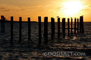 Sunset Over the Waters
