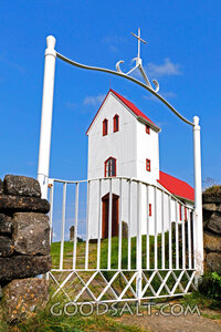 Country Church Beyond the Gate