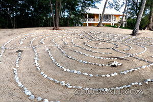 Stone Prayer Labyrinth by the Retreat House