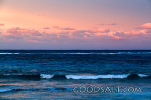 Waves Beneath the Evening Sky