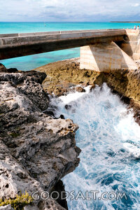 Waves Beneath the Coastal Bridge