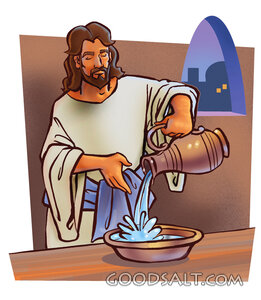 Jesus Prepares to Wash the Disciples’ Feet