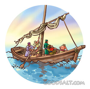 Fishermen on the Sea of Galilee