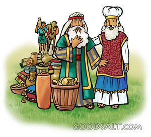 Abram Gives a Tithe to Melchizedek