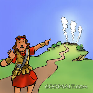 David Sees Ziklag Burning