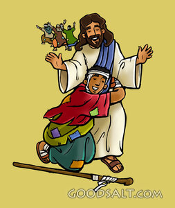 The Thankful Leper Returns to Jesus