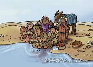 Israelites at the Bitter Waters of Marah
