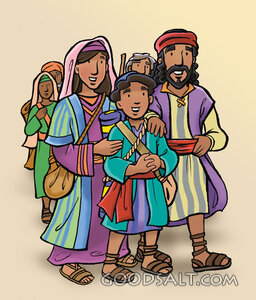 Israelite Family on the Journey