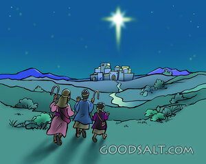 Shepherds Journey to Bethlehem