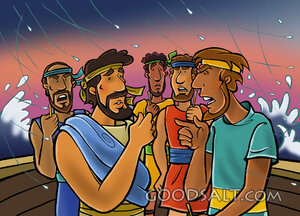 Sailors Caught in the Storm