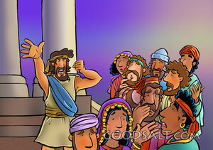 Samson at the Philistine Temple