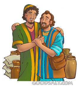 Biblical Friends Greeting