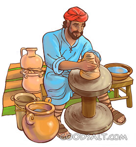 The Potter Shaping the Clay