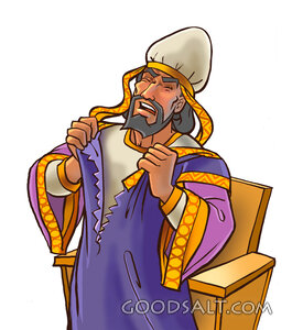 The High Priest Tears His Robe