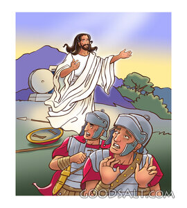 Risen Christ at the Empty Tomb