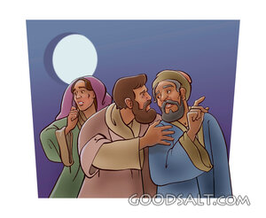 Jesus Speaks with Nicodemus at Night