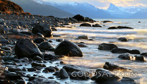 Lago Argentino Rocky Shoreline