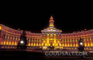 Large Concert Hall Illuminated